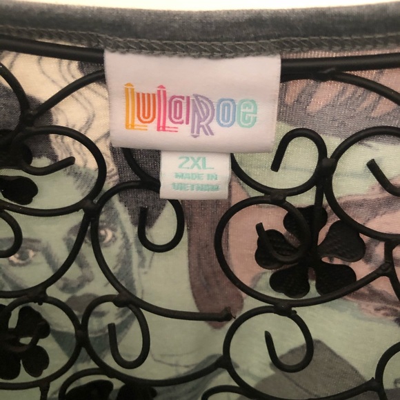 ❌SOLD❌LulaRoe Frankenstein Head Top- 2XL - Picture 3 of 4